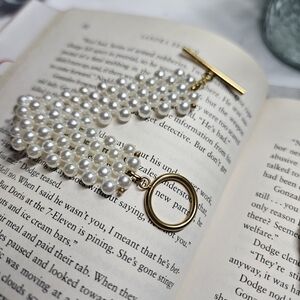 Triple-Strand Pearl Bracelet with Gold Toggle